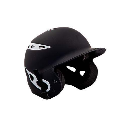 [DGR-HELM-REB-BKWH-S/M] Rebel Batting Helmet (S/M, Black/White, None)