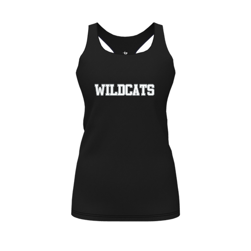 [FT0TRBBK-FYS-LOGO2] Decker Racerback Tank Top (Female Youth S, Black, Logo 2)